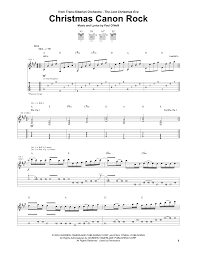 Play through the whole song. Trans Siberian Orchestra Christmas Canon Rock Sheet Music Pdf Notes Chords Christmas Score Guitar Tab Download Printable Sku 161849