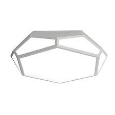 Fully Luminious Modern Led Ceiling Light Fixture Flush Mount Lighting Fixture 24 36w Bright Cool Light Acrylic Lampshade Hollow Diamond Shaped Led Surface Mount Lighting Beautifulhalo Com