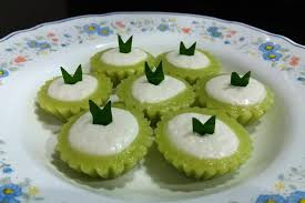 Bahagian luar yg hijau rasanya manis, dan dilengkapi. Kuih Nona Manis Guna Acuan Tart Cantik Macam Bunga Sedap Tidak Terkata