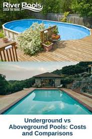 Underground Vs Aboveground Pools Costs And Comparisons Underground Pool Pool Above Ground Pool