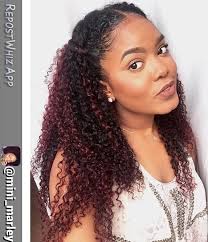 Hey my og's ♛♛ #ogemilee video hair: Dark Burgundy Natural Hair On Black Skin Novocom Top