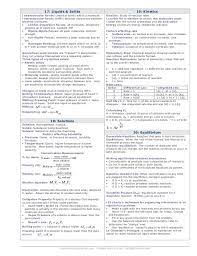 Ap Chemistry Master Cheatsheet Ap Chemistry Chemistry Basics Chemistry