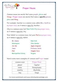 Grade 3 Grammar Topic 7 Proper Nouns Worksheets Nouns Worksheet Proper Nouns Worksheet Grammar Worksheets