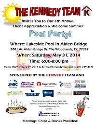 Pin By Kennedy Team On The Kennedy Team Summer Pool Party Client Appreciation Party Client Appreciation