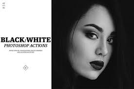 Black And White Portrait Photoshop Actions Pin On Photoshop Actions