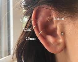 Moon Phases Conch Piercing Cartilage Earring Celestial Daith Earring Ear Cuff Cartilage Hoop Gift Idea Present Fake Earrings Cuff Earrings Piercing