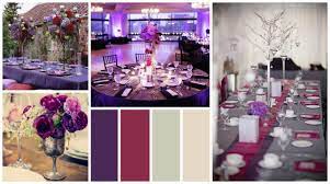 Deep Purple Cherry Pewter And Champagne Wedding Colour Scheme Champagne Wedding Colors Champagne Wedding Colors Scheme Wedding Color Schemes Winter