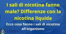 I sali di nicotina fanno male? Scopriamolo!