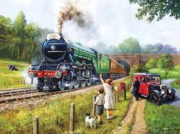 Crossword puzzles are for everyone. Puzzle Kevin Walsh Watching The Trains Sunsout 13792 1000 Pieces Jigsaw Puzzles Retro And Nostalgia Jigsaw Puzzle