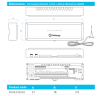 Reliance 8 Zone Wireless Wiring Centre RF 240V
