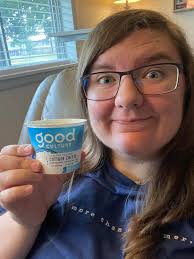 Emily loooooved her cottage cheese …. And a throw back to the time before  we were deathly afraid of sharing germs/food