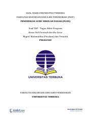 Contoh soal tap pgsd ut. Contoh Soal Tap Ut Non Pendas Doc Contoh Soal Tap Ut Non Pendas Contoh Karya Tulis Ilmiah Lengkap Serta Non Pendas Saya Minta Tolong Kirim Ke E Mail Course Hero