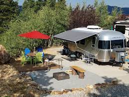 A Spacious Rv Patio Site At The Denver West Central City Koa Holiday Canopy Design Rv Canopy Patio