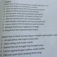 Persamaan antara dua hal yang berlainan: Kunci Jawaban Bahasa Sunda Kelas 3 Halaman 20 Guru Paud