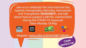 International day against lgbt+ discrimination. Idahobit Celebration Panel Discussion Anu