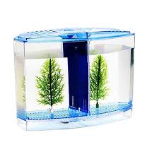 White with a touch of green. Acryl Aquarium Desktop Kleine Fische Tank Geeignet Fur Familie Wohnzimmer Schlafzimmer Buro 1 8 L Aquariums Tanks Aliexpress