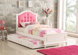 P9377 Twin Size Bed 9377 4238 4239 Poundex Kids Room In 2020 Twin Trundle Bed Trundle Bed Pink Bedding
