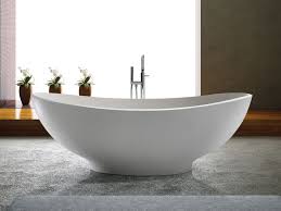 Sie überzeugen heutzutage durch verschiedene neue formen. Freistehende Badewanne Vicenza Mineralguss Oval Modern Duo 159 Cm Matt Oder Glanzend