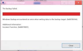 Fix Can T Create System Image Error 0x80780166 Windows Bulletin Tutorials