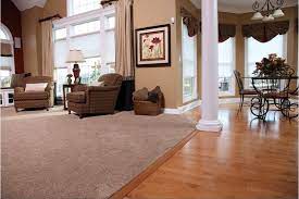 The Best Of Both Worlds Laminate Carpet Grey Walls Living Room Modern Furniture Living Room Wood Floor Design