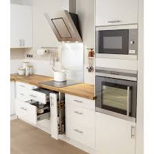 Meuble De Cuisine Colonne Blanc 1 Porte 2 Tiroirs Rio H 200 X L 60 X P 56 Cm Meuble Cuisine Blanc Meuble Cuisine Cuisine Moderne