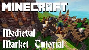 Minecraft medieval stall ideas / search medieval market blueprints for minecraft houses castles towers and more grabcraft : Minecraft Tutorial Medieval Market Youtube
