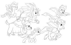 1843694 Artist Sintakhra Best Yak Trophy Changedling Changeling Classical Hippogriff Dragon Earth Pony Female Gallus Griff Changeling Artist Pony