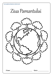 Ziua pământului idei tutoriale desen desen pământ. Planse De Colorat De Ziua Pamantului 22 Aprilie