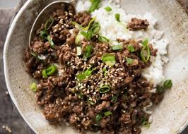 Asian Beef Bowls Super Quick Recipe Asian Beef Recipetin Eats Minced Beef Recipes