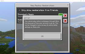 Explore infinite worlds and build everything from the simplest of homes to the grandest of castles. Mcpe 29304 You Cannot Play Online Multiplayer Through Xbox Live Because Of How Your Account Is Set Up Jira