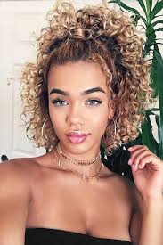 If you have curls, you don't have to have long hair as well. 24 Easy And Beautiful Hairstyles For Curly Hair Short Curly Hairstyles For Women Curly Hair Styles Naturally Curly Hair Styles