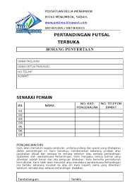 Borang temubual soalan kajian guna tanah. Contoh Borang Penyertaan