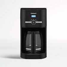 Read reviews for 12 cup programmable thermal coffeemaker. Cuisinart Black 12 Cup Classic Programmable Coffee Maker Reviews Crate And Barrel