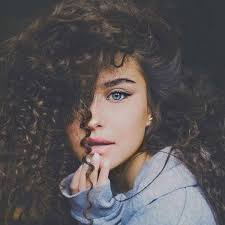 Women Haircuts Curly Natural Curls Brown Hair Blue Eyes Curly Hair Styles Brown Curly Hair