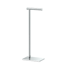 These paper holders are available in various finishes and have an whether you choose the timeless elegance of stainless steel, the understated elegance of white and crème or the unique modern look of black, you. Gatco Modern Rectangle Base Standing Toilet Paper Holder 21 1 4 Inch H Chrome The Home Depot Canada