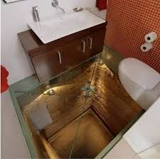 Fake Floor Glass Floor Flooring Bathroom Design