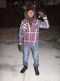 Diva Locks Homemade Werewolf Halloween Costume For Kids Halloween Costumes For Kids Kids Costumes Halloween Costumes