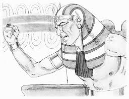 Explain to the child what an excuse is. Moses And The Pharaoh Coloring Pages