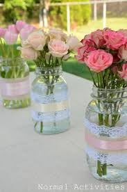 Mason Jar Bridal Shower Bridal Shower Garden Party Decorations Garden Party Decorations Diy