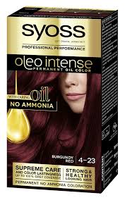 Free shipping on orders over 499,00 ₹. Syoss Oleo Intense Burgundy Red 4 23