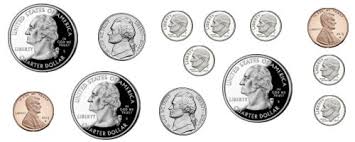Twenty nickels make a dollar. Money Math Counting Money