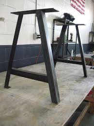 Metal Table Legs A Frame Style Set Of 2 Adjustable Etsy Table Legs Metal Table Legs Metal Table