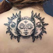 Cool Sun And Moon Tattoo Ideas Graceland Tattoo Sun Tattoos Tattoos Sleeve Tattoos