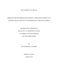 Liberating the Neoliberal Black Church: A Theological Response to the  Ideological Influence of Neoliberalism