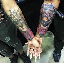 Unique matching couple tattoo ideas. 1001 Ideas For Matching Couple Tattoos To Help You Declare Your Love