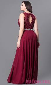 Image Of Plus Size Long Evening Dress With Lace Bodice Style Na 8270p Back Image Evening Dresses Long Trendy Dresses Formal Plus Size Long Dresses