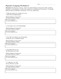 Ready to interpret some figurative language on your own? Figurative Language Worksheets Ereading Worksheets