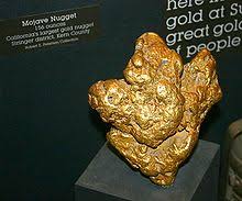 An example of gold that can be found with a metal detector. Metal Detector Wikipedia