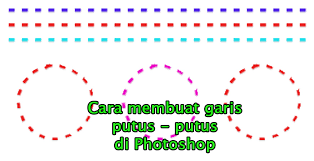 Anak muda penuh cita dan cinta. Membuat Garis Putus Putus Di Photoshop Grafis Media
