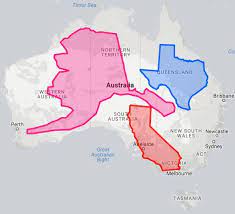 Cut alaska in half, so texas becomes the *third* largest state. Alaska California And Texas Compared To Australia Science Infographics Earth Map Historical Facts